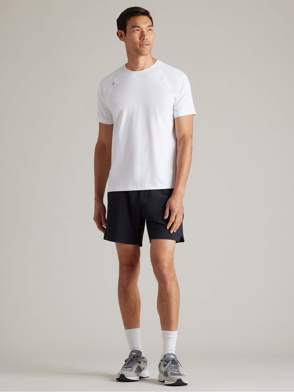 RHONE Men’s White Athleisure Short Sleeve Performance Reign Tee - Picture 3 of 14